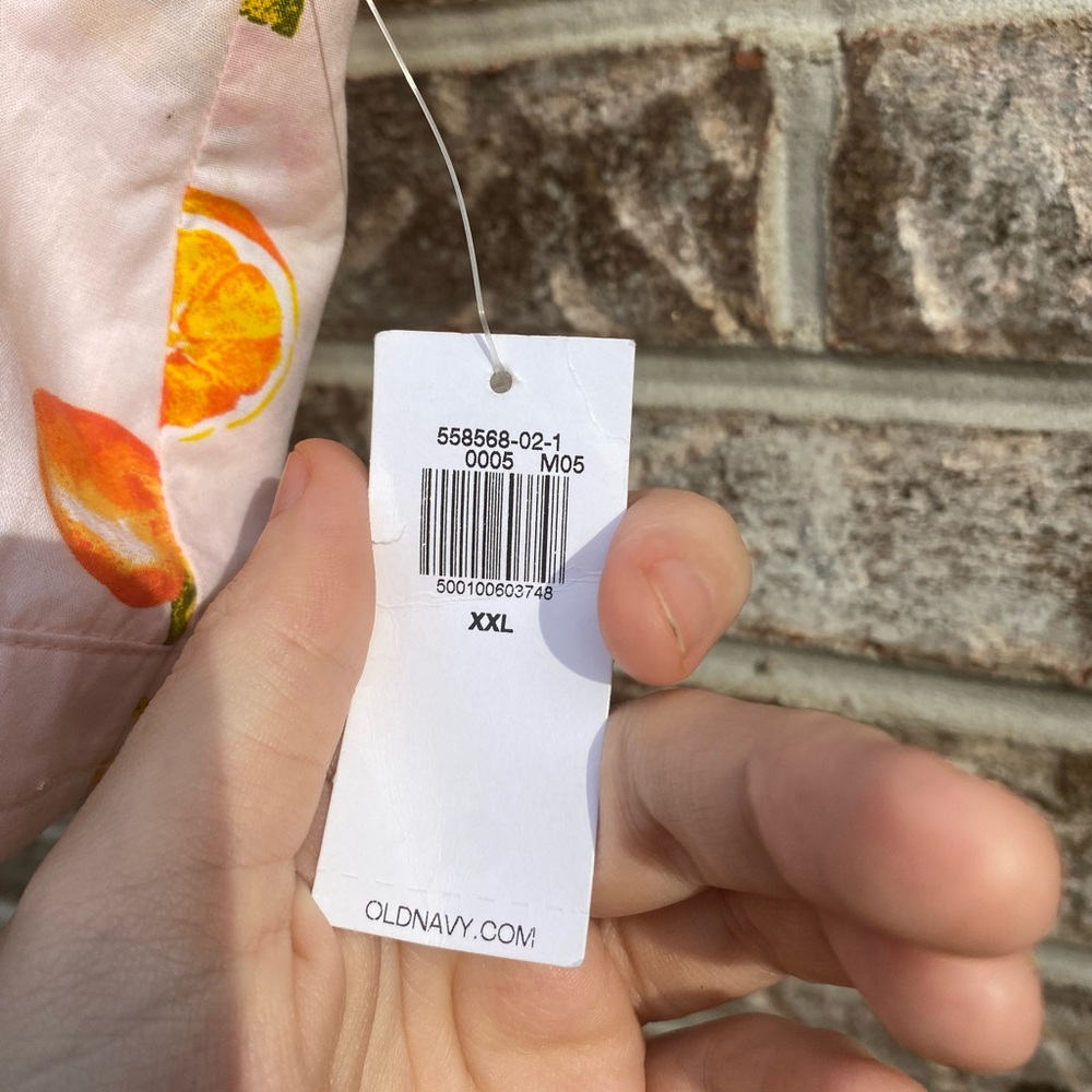 NWTs Old Navy Women's Peachy Pastel Floral & Fruit Print Crop Top - Picture 12 of 13